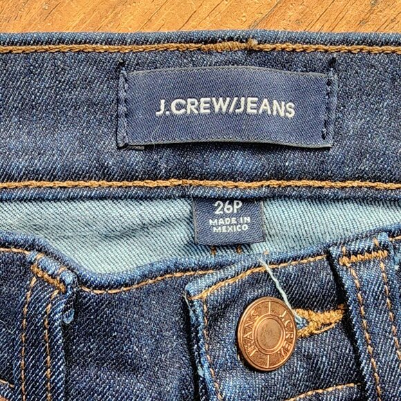 NWOT J. Crew Dark Wash Skinny Jeans Size 26 Petite - Picture 7 of 16